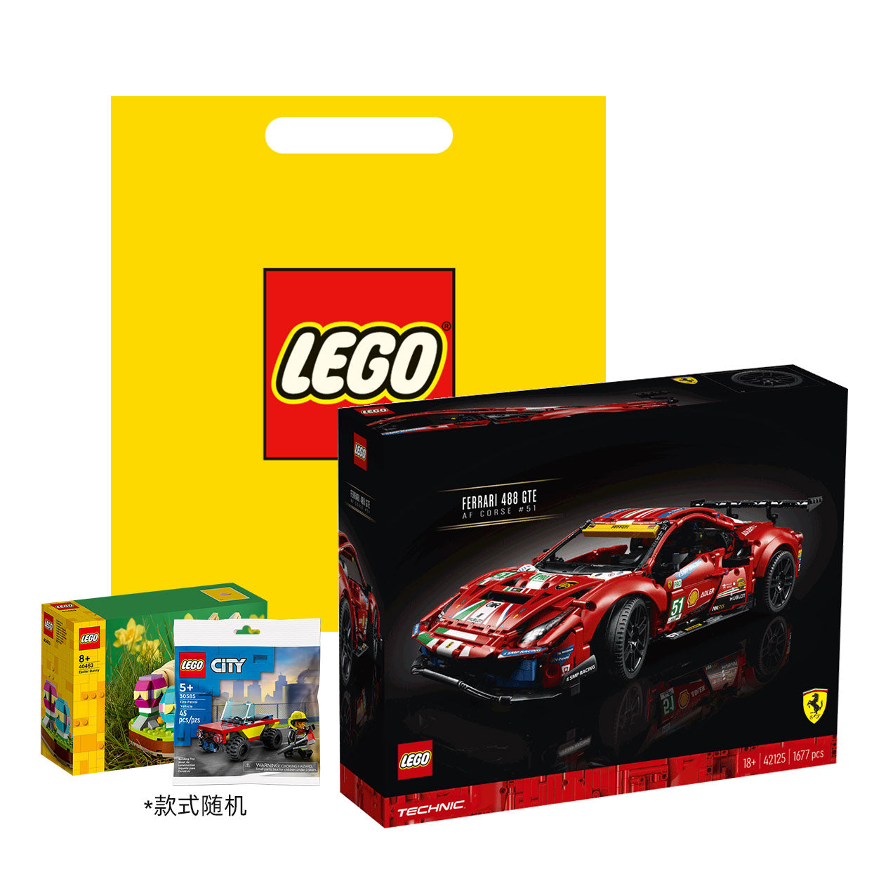 Конструктор LEGO "Ferrari 488 GTE" - Boxette Shop